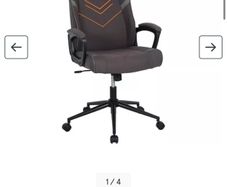 Gaming desk with gaming chair
