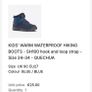 Kids warm waterproof boots size 9 eu27 Image 5