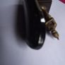 Antique Victorian Black Lacquered Papier Mache Spectacle Case with Abalone Inlay Image 10