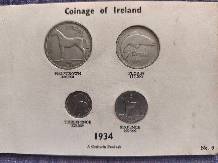 Coinage of Ireland 1934 Year Set