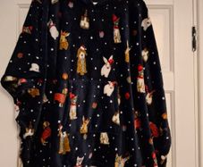 M&S Christmas Animal Poncho