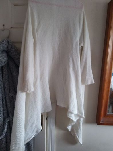Cream Waterfall Cardigan
