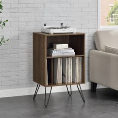 Novogratz Concord Turntable Stand Walnut | 1324222COMUK