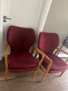 vintage style arm chairs