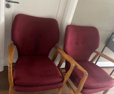 vintage style arm chairs