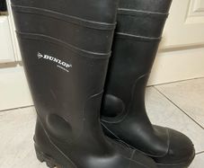 Waterproof Dunlop steel toe cap boots Women's UK5