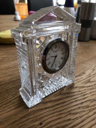 waterford crystal clock