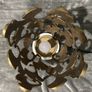 Table lamp metal oxidise decorative Image 2