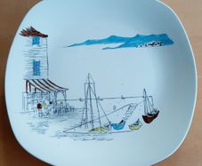 Midwinter 'Cannes' plate 1954
