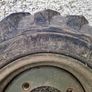 2 complete wheels for jcb loader Image 2
