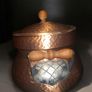 Large copper pot Image 2