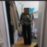 Black wide jeans Image 7