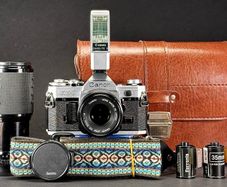 Canon AE 1  camera kit.