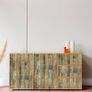 NEW SALE | Brown Wood Wallpaper Rustic Peel and Stick Wallpaper Blue Self Adhesive Contact Paper Sticky Back Plastic Vinyl Film Removable Waterproof Roll for Bedroom Bathroom Sitting Room 44.5x500cm Image 3