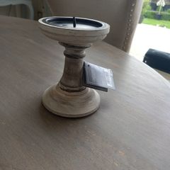Last pair of wooden candlesticks