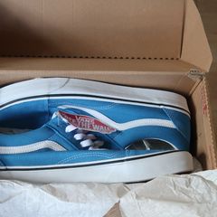 Vans Old Skool Trainers UK 10.5 Blue