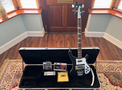 Rickenbacker 4003 Matte Jetglo (Excellent Condition / Vintage Tone / Neck-Through)