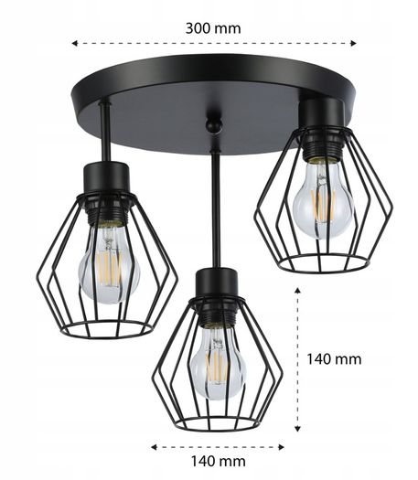 Modern ceiling light E27