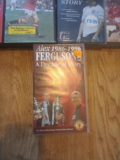 Manchester United vhs 25 in total