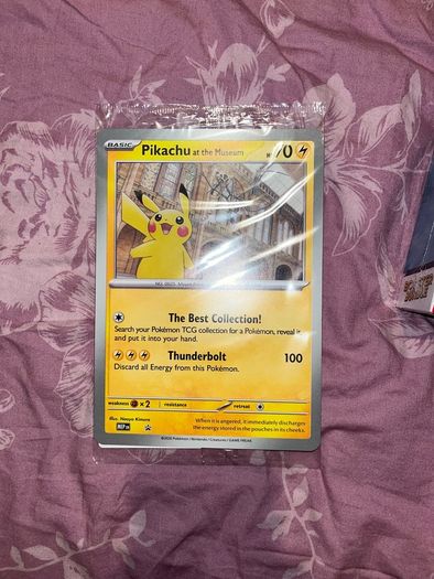 Pikachu at the museum