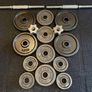 2 x 10KG Cast Iron Weight Dumbells Image 2