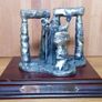 Metal Figure with Crystals - SUMMONING THE ELEMENTS - With Plinth -  No Box Image 2