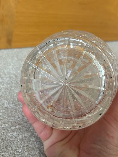 Vintage Waterford Crystal Decanter: Glendore Pattern, Laurel Leaf