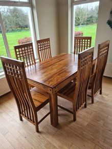 Table and 6 chairs