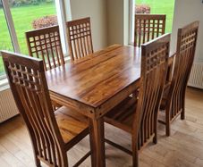 Table and 6 chairs