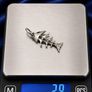 Vintage 925 Sterling Silver Fishbone Pendant Image 10