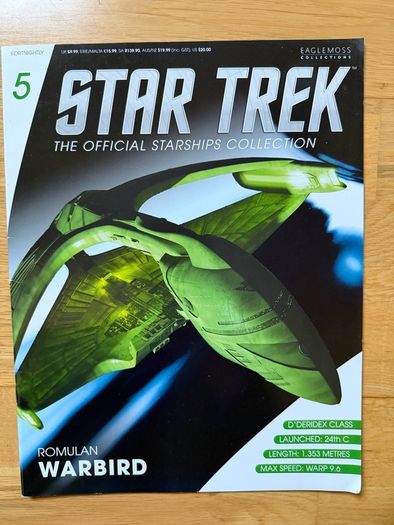 Star Trek The Official Starships Collection magazine issue 5 Romulan Warbird