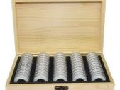 0541 50 Coin Storage Wooden Box