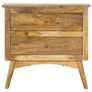 Bedside Cabinet 65x35x60 cm Solid Mango Wood Image 6