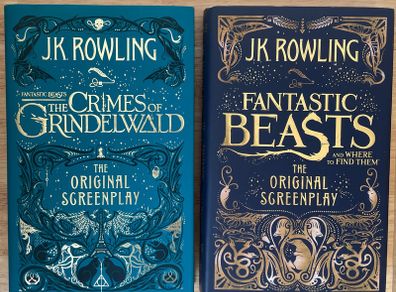 Fantastic Beasts and Where to Find Them and The Crimes of Grindelwald Original Screenplays By J.K. Rowling bundle