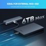 USB C Hub Type C to 4 Port Ways USB 3.0 Adapter Data Extender Hub USB Splitter Compatible with Thunderbolt 3 Macbook Pro M1 Air 2020, iPad Pro Air, XPS 13/15, HP Envy, Huawei MateBook Image 2