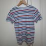 Boys Navy, Blue, Red and White Striped Short Sleeve To Age 6 - 7 Years Image 2