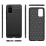 Samsung Galaxy S20 Plus Case Cover Carbon Fiber Design Shockproof Black Armor - FHT03SMK3 Image 3