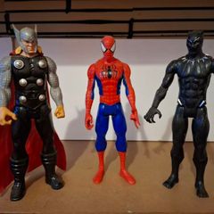 Thor Spiderman & Black Panther (12inch)