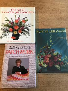 Two Flower Arranging & One Patchwork Book