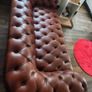 Chesterfield Vintage Style Leather Sofa Image 2