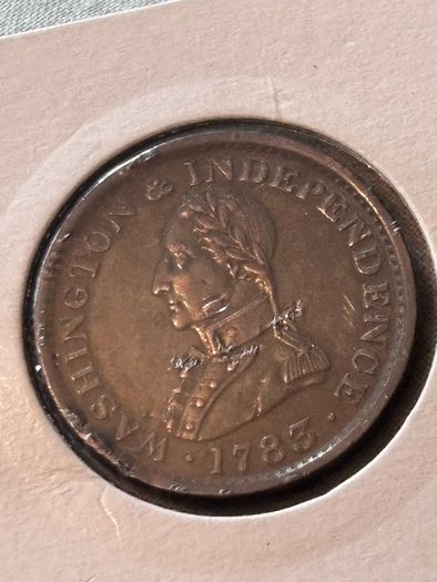 1783 Washington "Cent", Military Bust