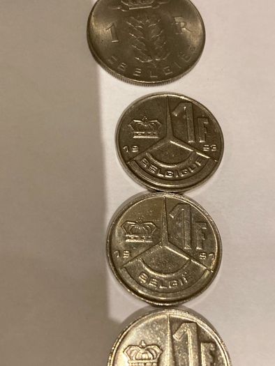 Belgium coin lot of 18 coins