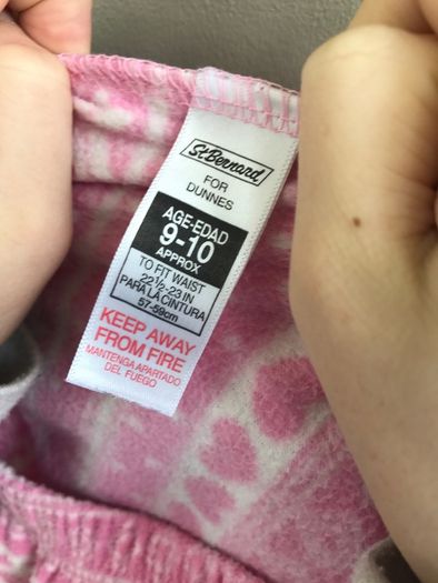 Age 9-10 warm fleecy pyjama bottoms