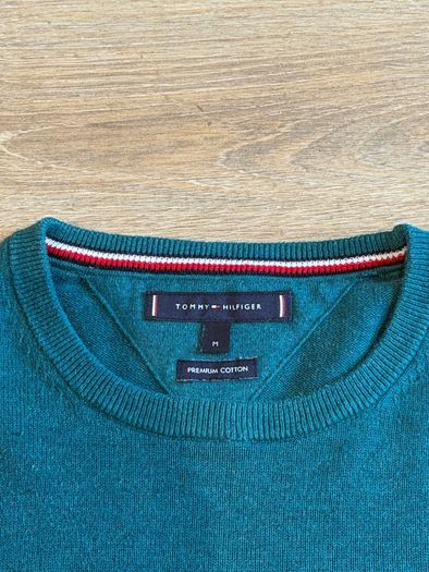 Vibrant Green Tommy Hilfiger Crewneck Sweater
