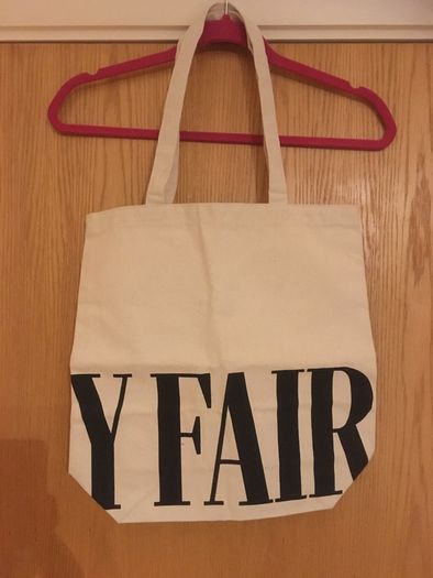 Vanity Fair Printed Canvas Tote Bag