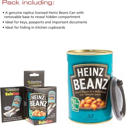 FREE SHIPPING | SafeCan Heinz Baked Beanz-Secret Stash Hidden Storage