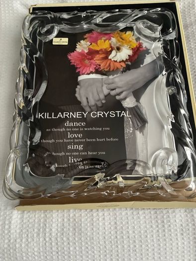 Crystal Killarney frame and drinks dispenser