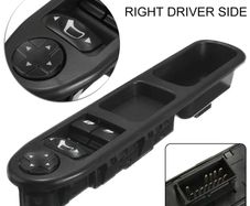 Right Side Driver Window Control Switch Button Power Window Switch for Peugeot 207 Citroen C3 6554QC Front Master Window Control Switch Button