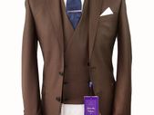 Twelve Pins Brown Suit