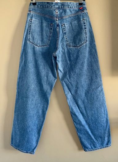 Levis Reversible 2-in-1 Baggy Dads Jeans W29/L30 UK 10 Relaxed Fit Light Blue Wash Utility Baggy Wide Leg